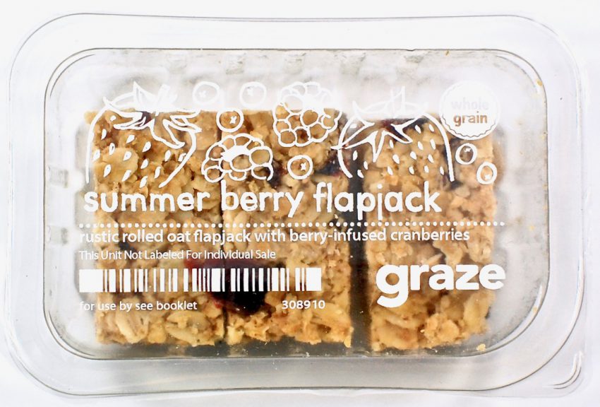 Graze summer berry flapjack