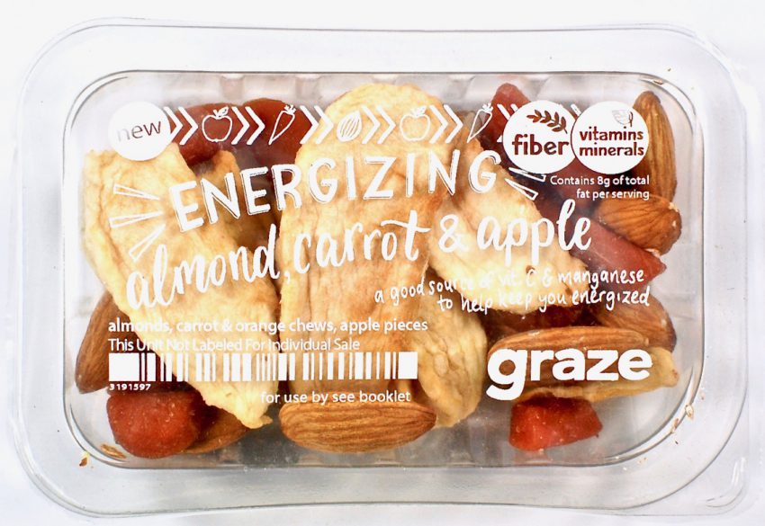 Graze almond carrot apple