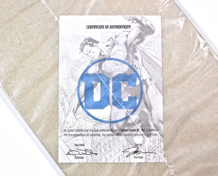 Loot Crate Action Comics #1