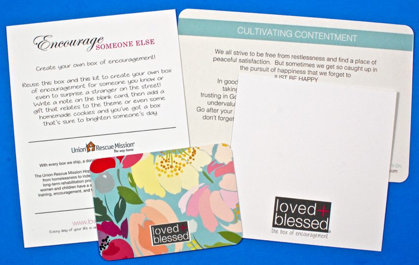 Loved + Blessed encouragement kit