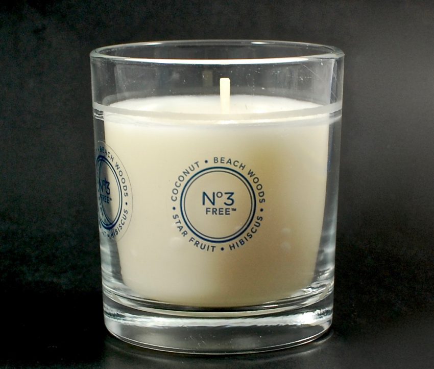 glade beach woods candle