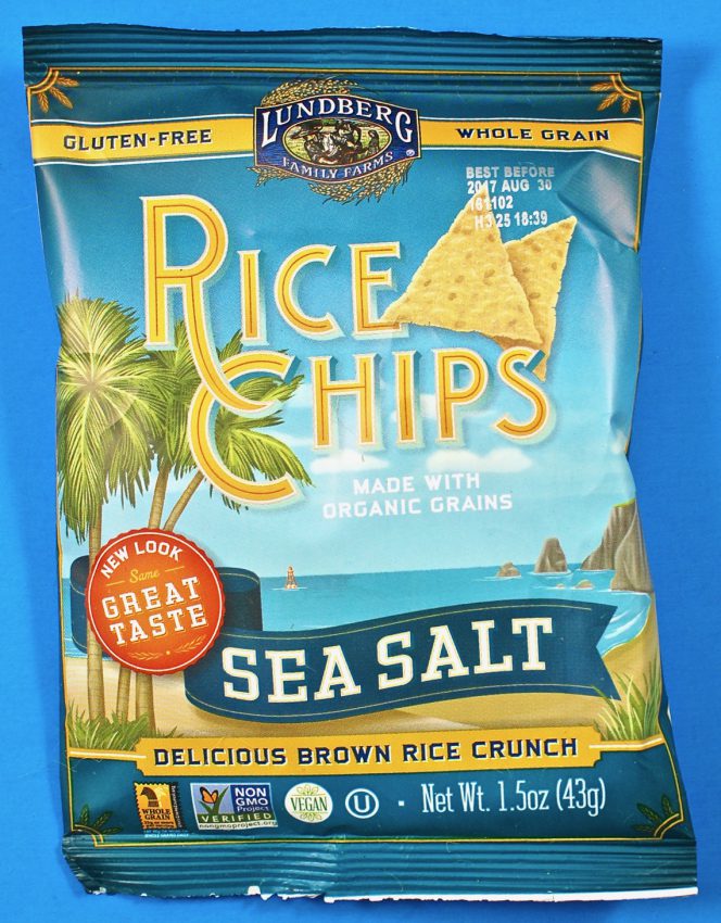 sea salt rice chips