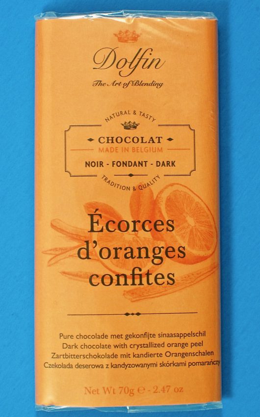 Dolfin crystalized orange peel bar