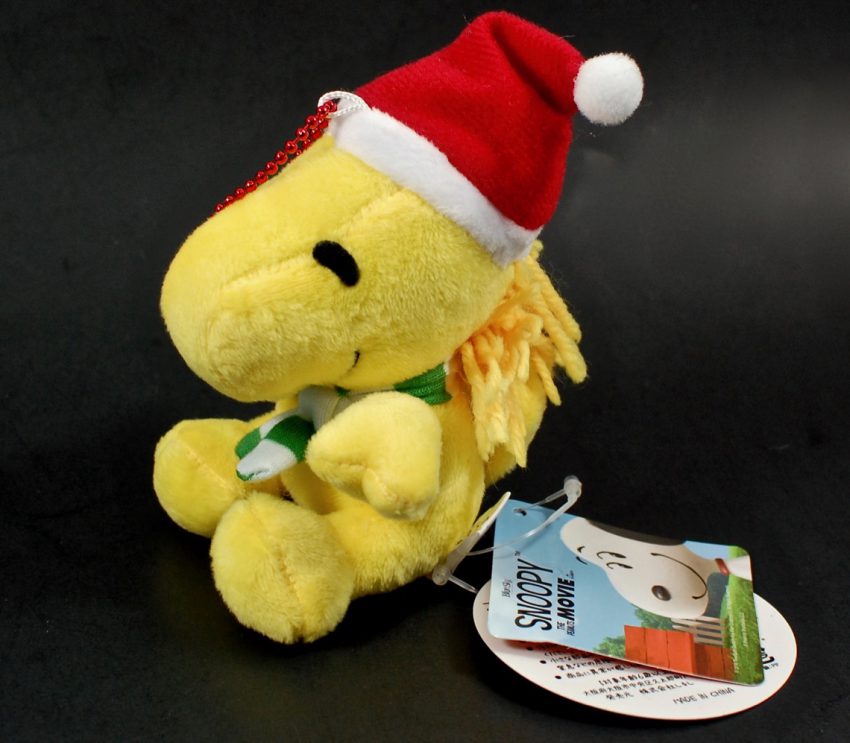 Woodstock Christmas plushie