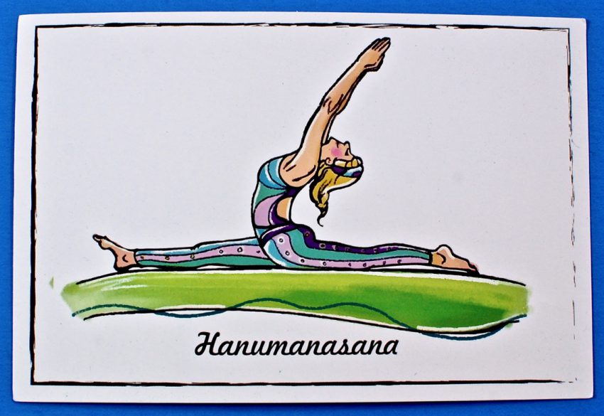 yoga pose card