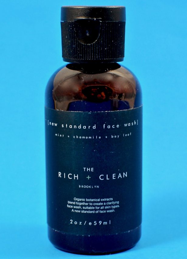 The Rich + Clean new standard face wash