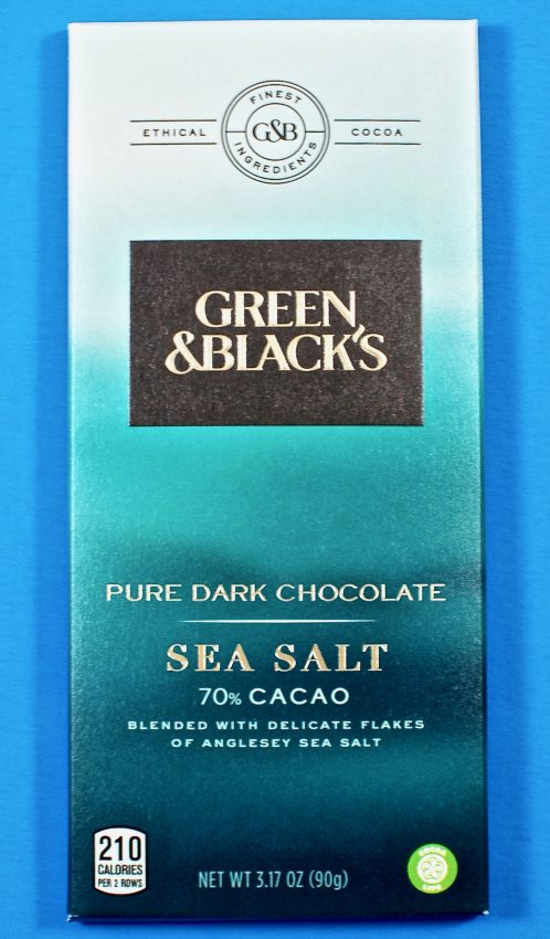 Green & Black's sea salt bar