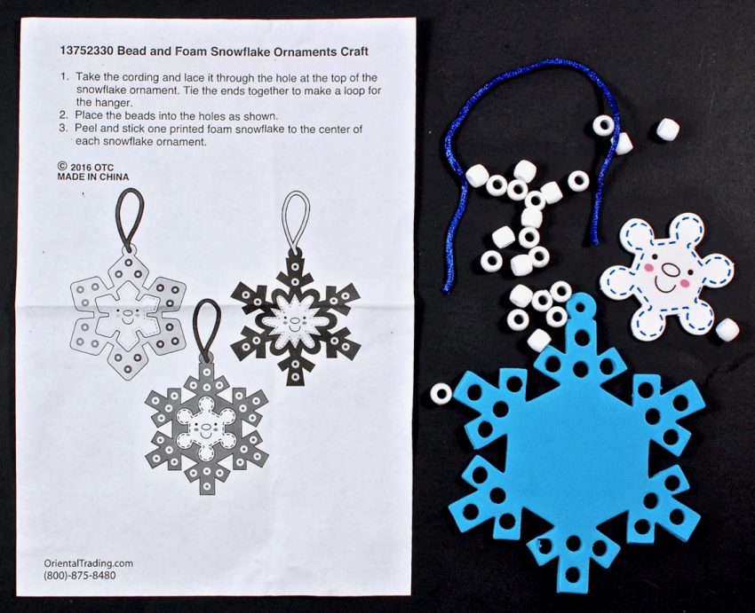 snowflake ornament craft