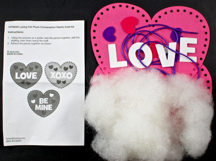 plush heart craft