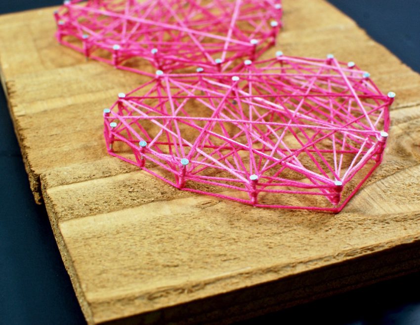 string art heart