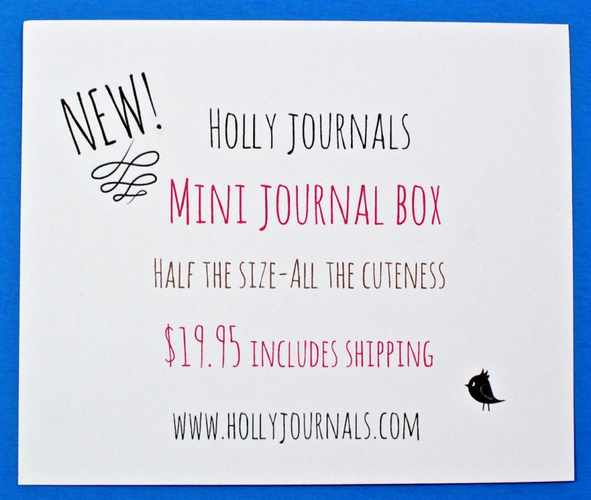 Mini journal box