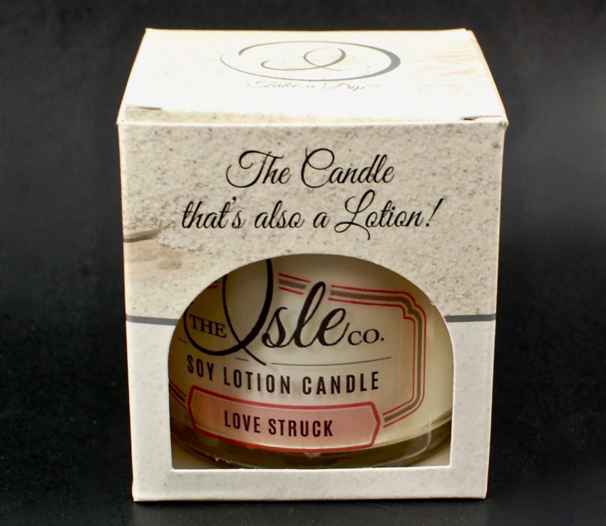 The Isle Co. soy lotion candle