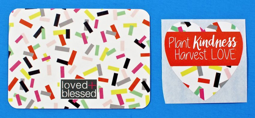 Loved + Blessed scripture card