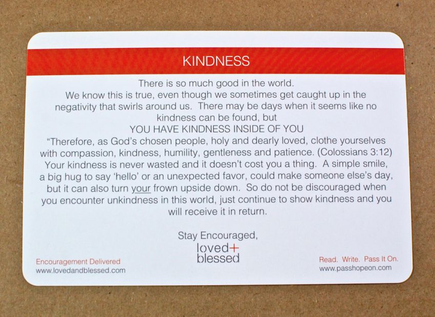 Loved + Blessed review