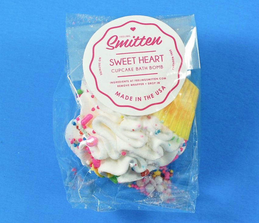 Sweet Heart cupcake bath bomb