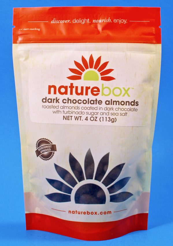 Naturebox dark chocolate almonds