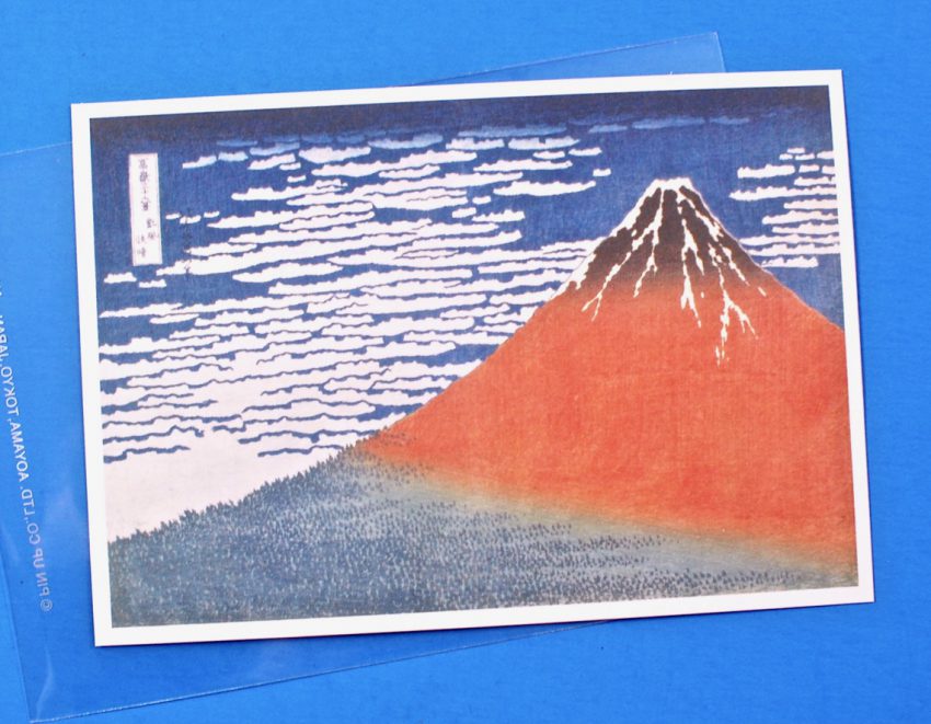 Hokusai Mount Fuji Postcard
