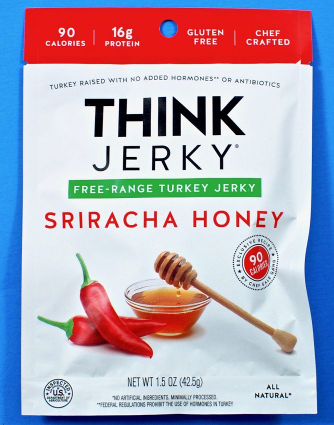 Think Jerky sriracha honey