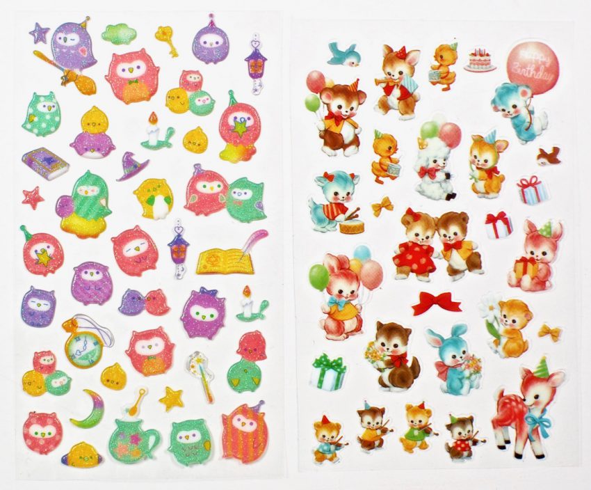 puffy stickers