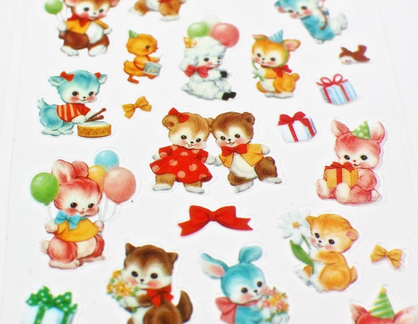 Vinage Valentine stickers