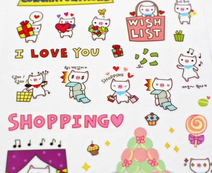 pig stickers