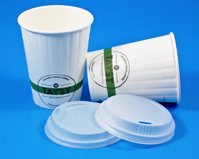 Tayst compostable cups