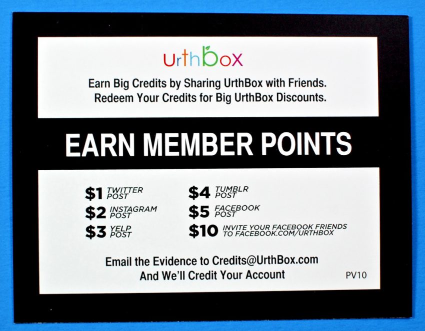 Urthbox points