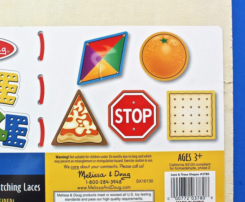 Melissa & Doug lacing boards