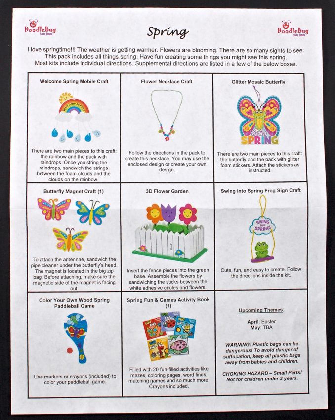 March Doodlebug Busy Bag