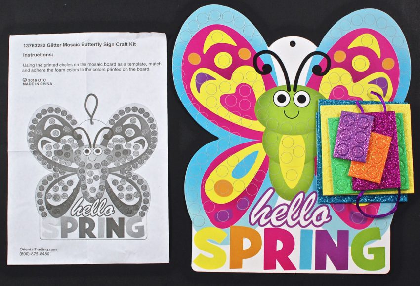 butterfly mosaic kit