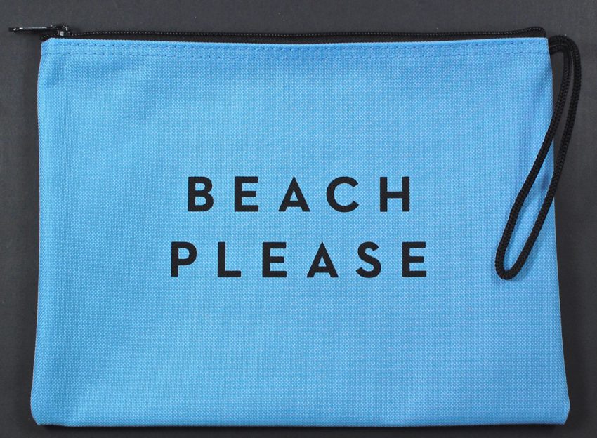 Beach Please zip pouch