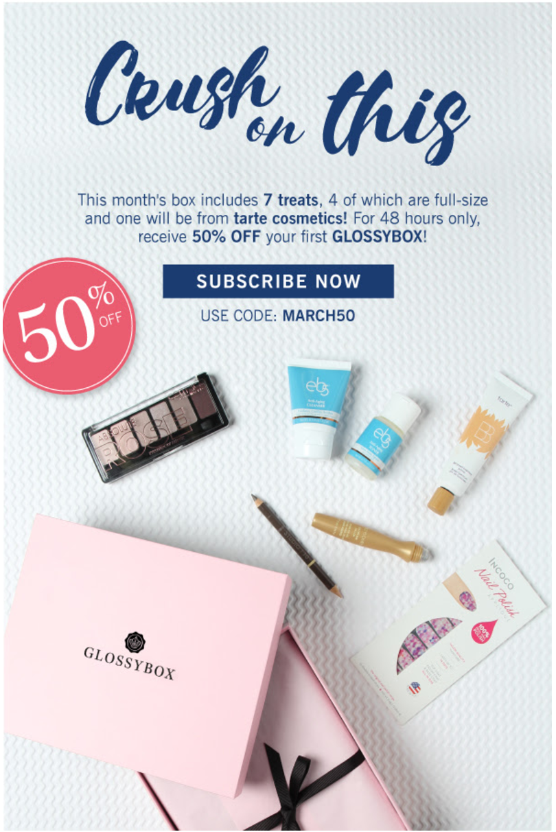 Glossybox coupon
