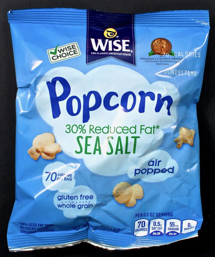 Wise sea salt popcorn