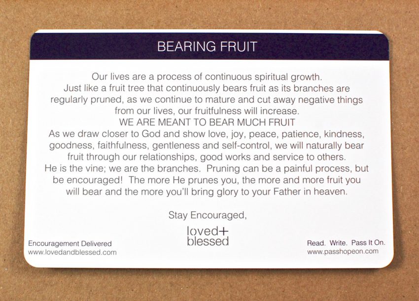 Loved and Blessed box