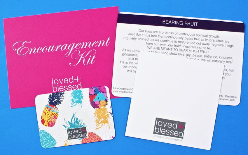Loved + Blessed encouragement kit