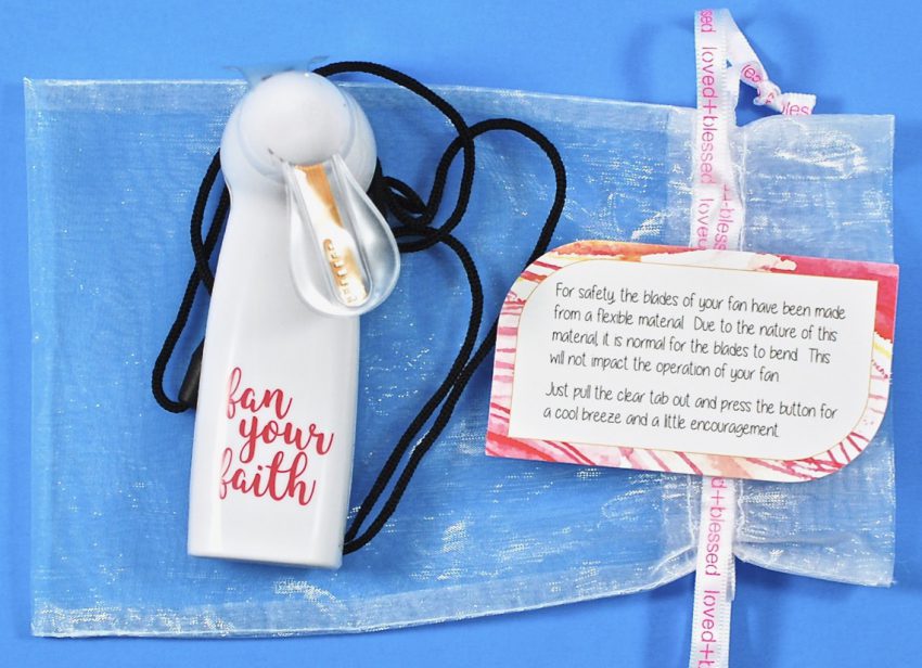 Fan Your Faith mini fan