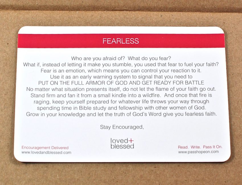Loved + Blessed box review