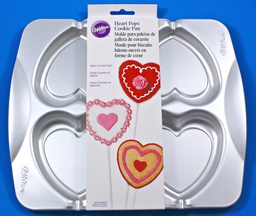 WIlton heart cookie pop pan
