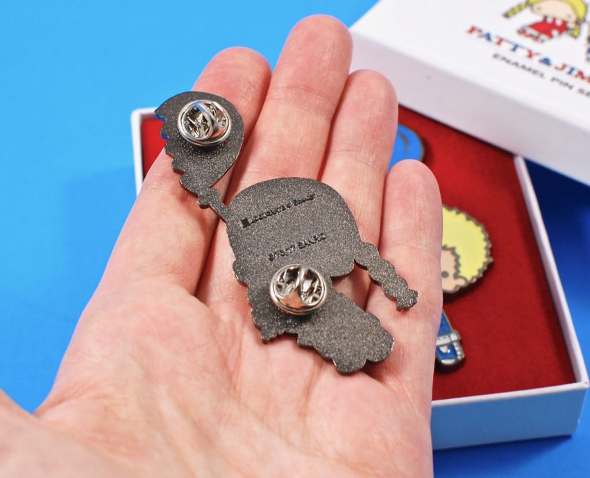 Patty & Jimmy enamel pin set