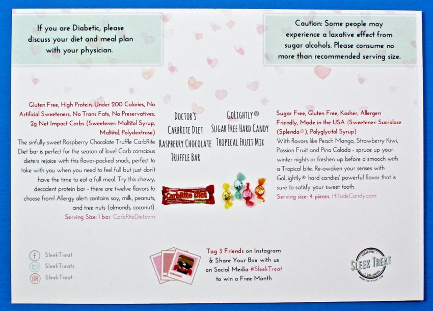sugar-free subscription box