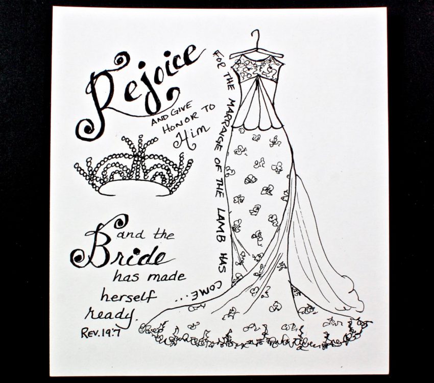 Scripture Coloring Card