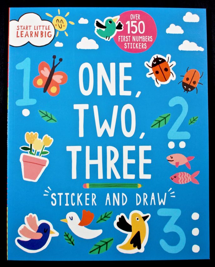 One, Two, Three sticker book