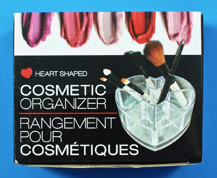Heart Shaped Cosmetics Organizer