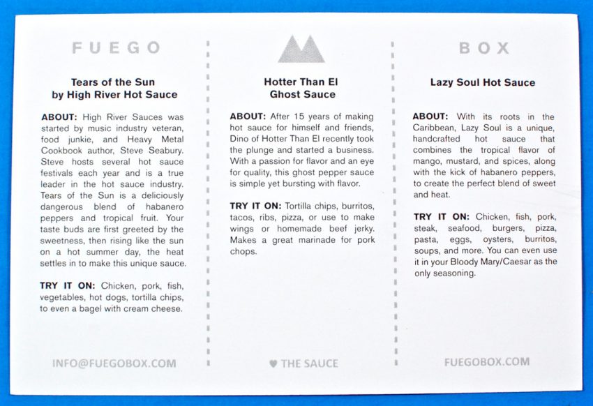 Fuego Box review