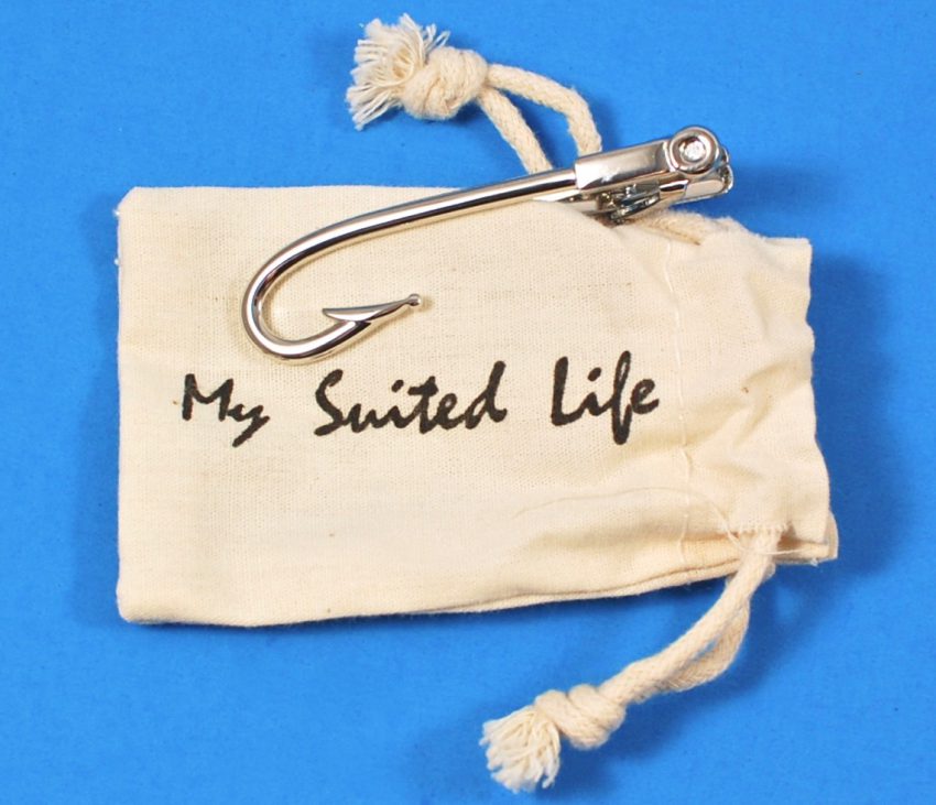 My Suited Life fish hook tie bar
