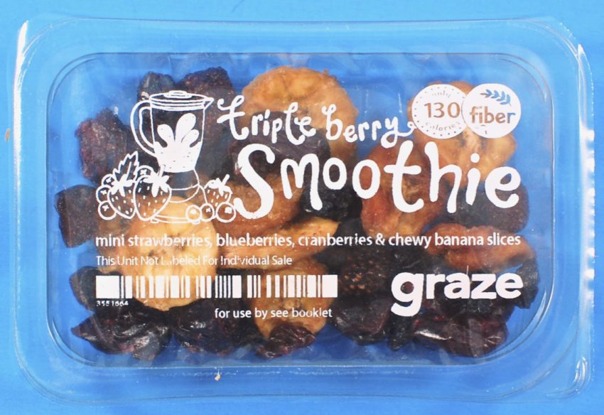 Graze triple berry smoothie
