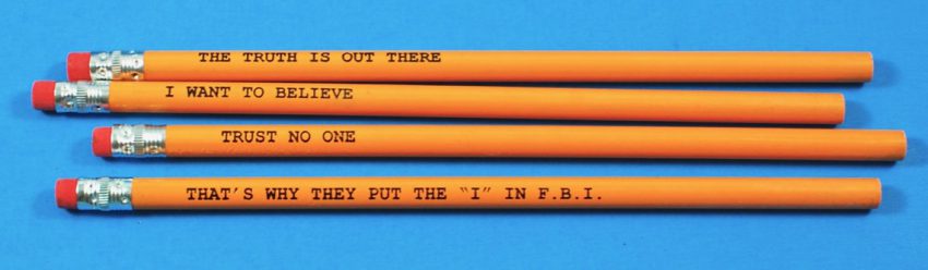 X-Files pencils 