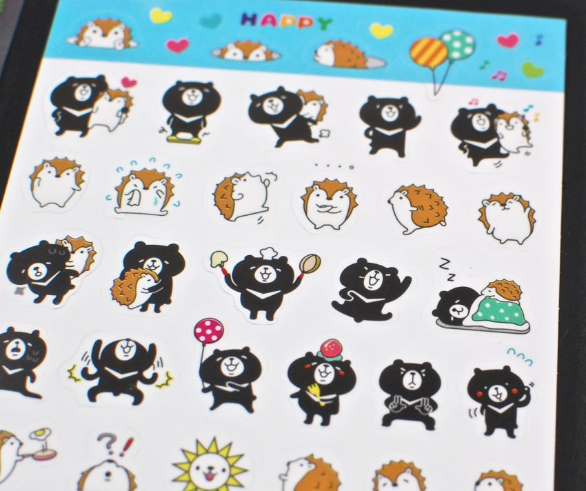 hedgehog stickers
