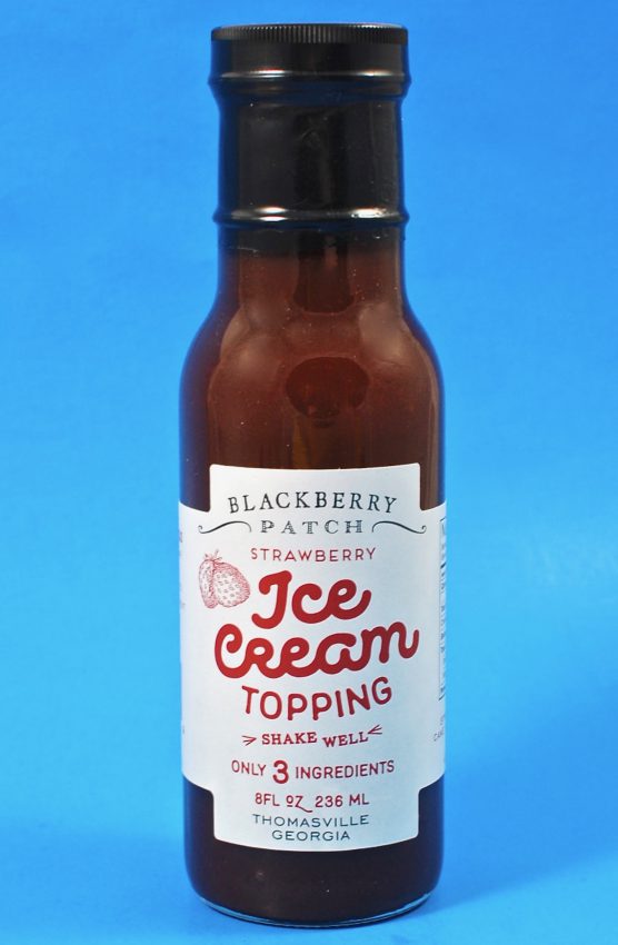 strawberry ice cream topping