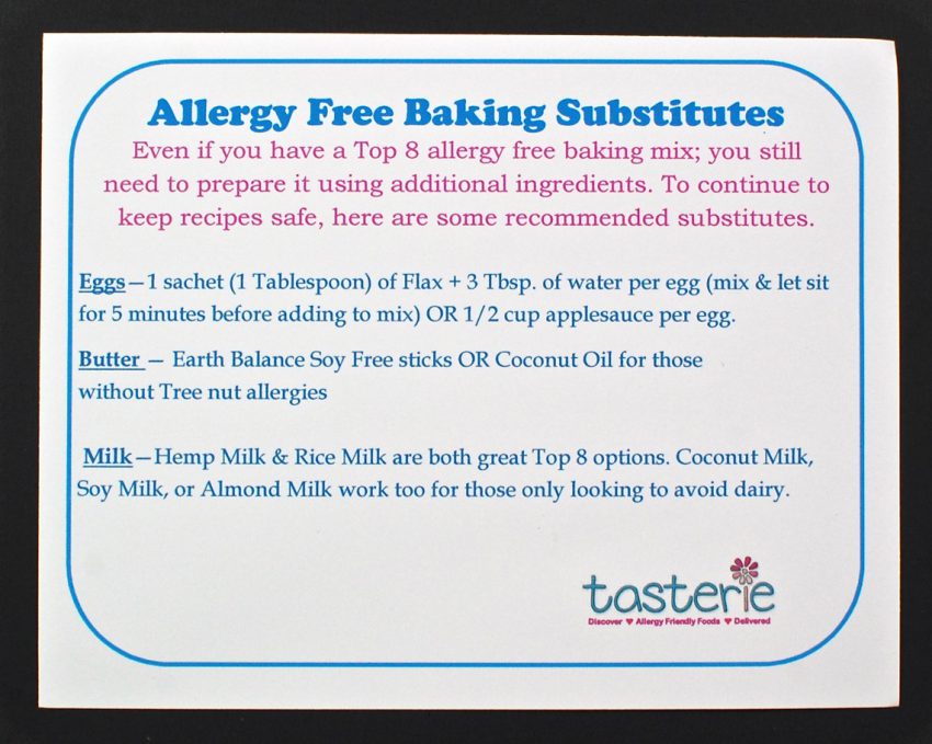 allergy free baking substitutes